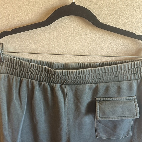Lelis Collection Cargo Pants Pull On Charcoal Wide Leg Womens Size Large - Picture 7 of 12
